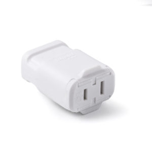 15A 125V Non-grounding connector (white)