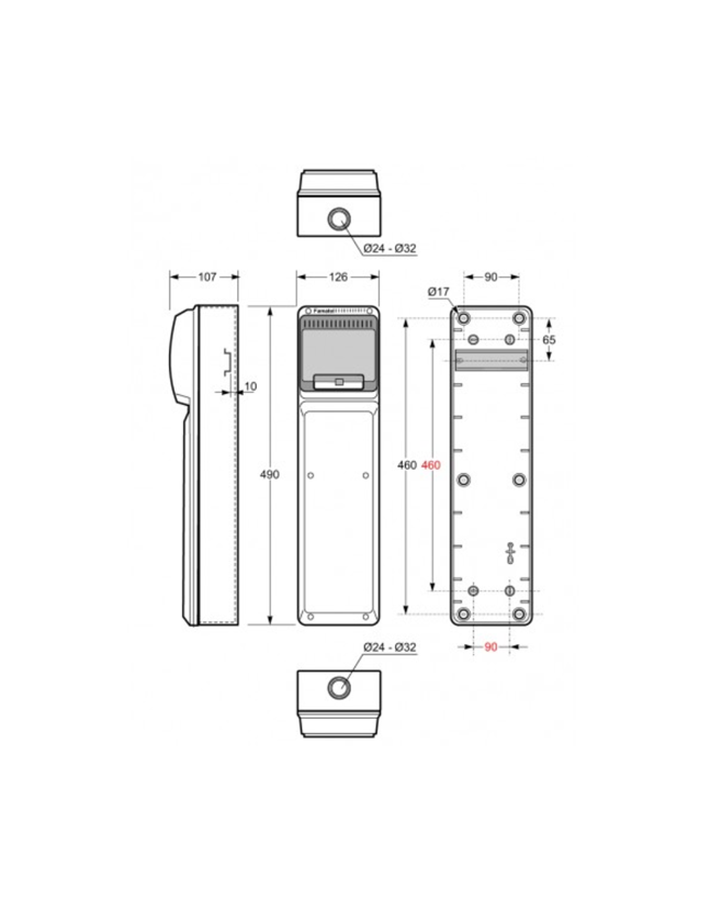 IP65 DIN Rail 6 Module Circuit Breaker Enclosure Available in Multiple ...