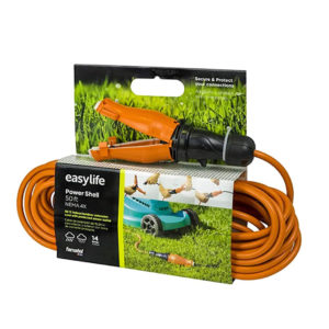 50 ft Power Shell Extension Cord Safety Seal Protector Waterproof Outdoors