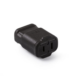15 Amp 125 Volt Non-Grounding Connector Straight Blade Polarized Residential use- Black