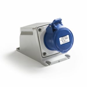 Wall mounted socket IP54