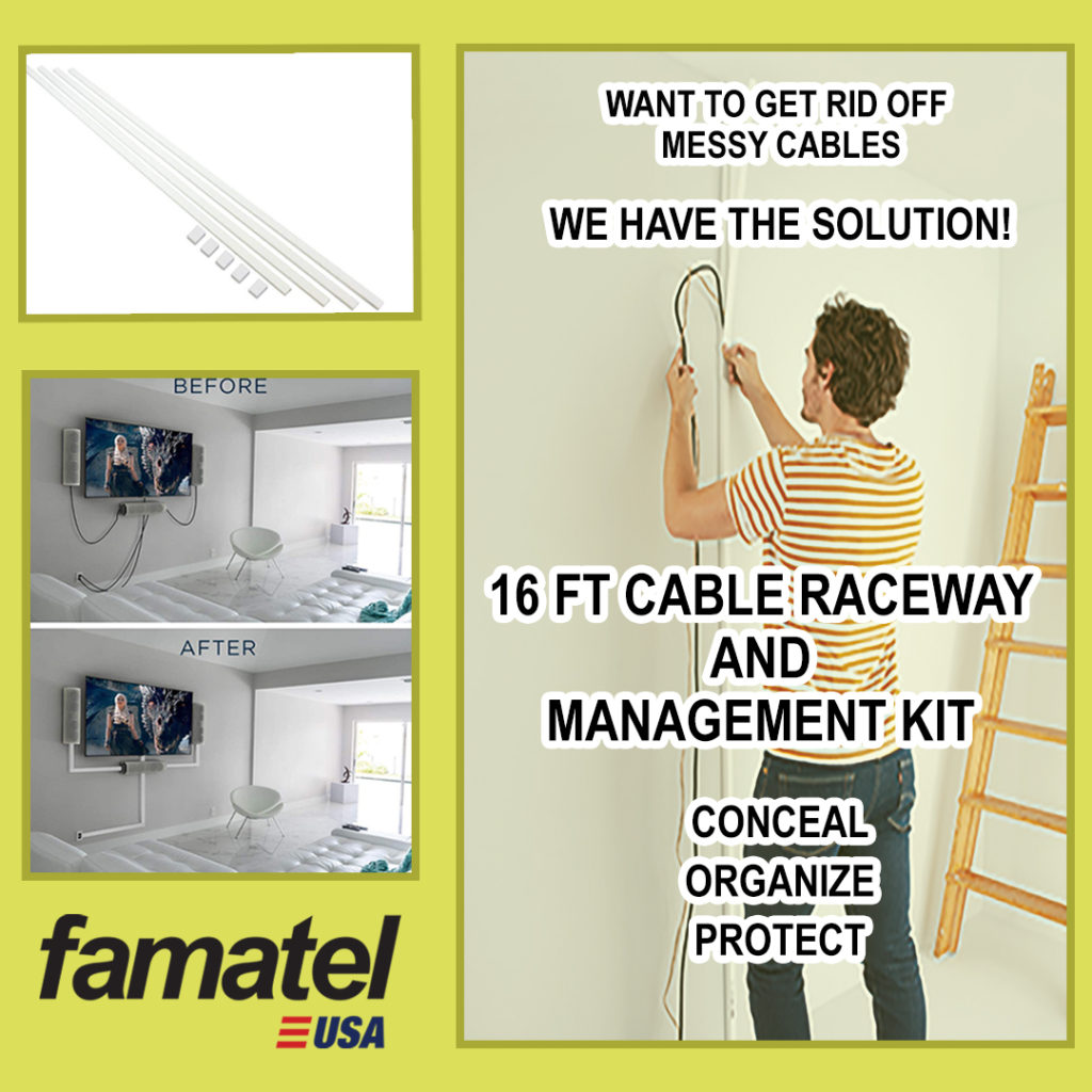 16 FT Cable Raceway Management Kit