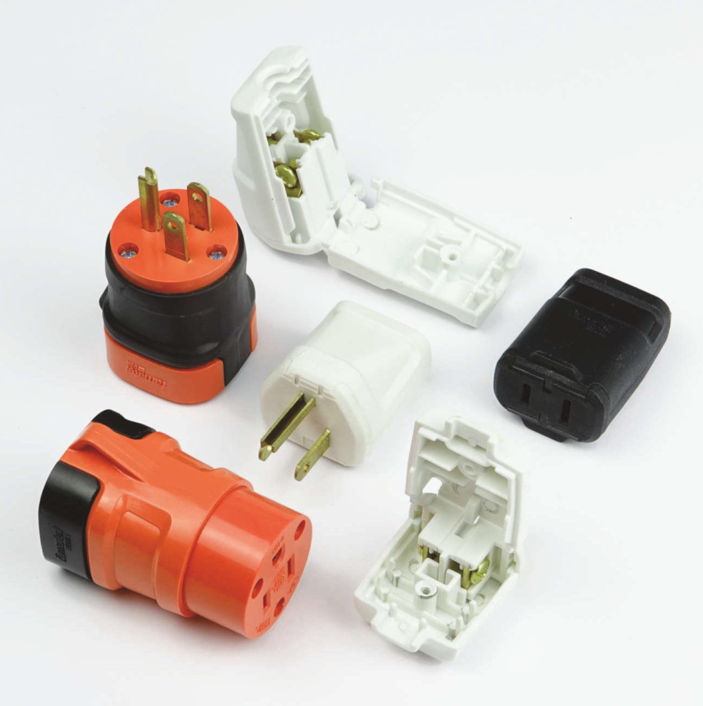 Grounded Connector, Female Plug Outlet Replacement Cord