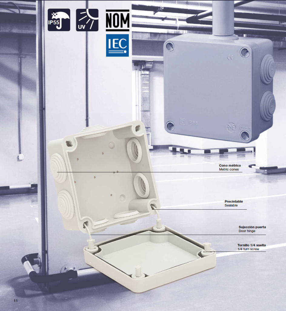 Outdoor Sealed Waterproof Electrical Junction Box Famatel USA