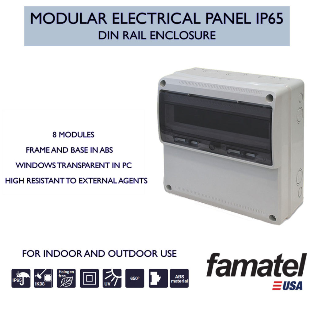 Modular Electrical Panel IP65 Din Rail Enclosure