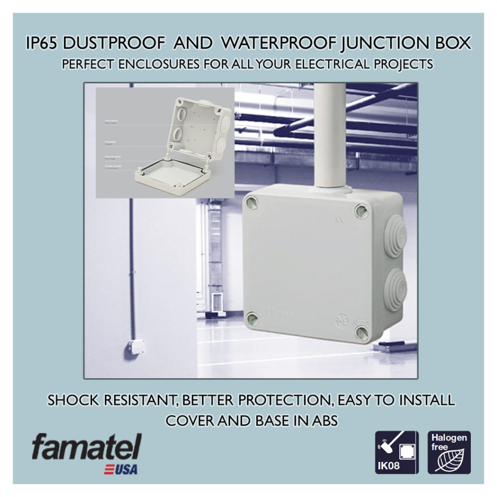 IP65 DUSTPROOF AND WATERPROOF JUNCTION BOX