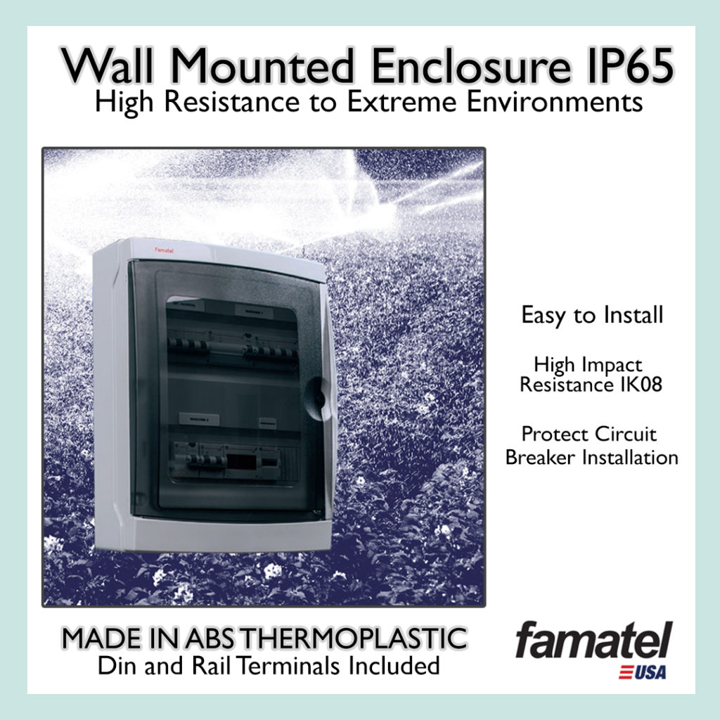 Wall Mounted Enclosure IP65 Made of ABS