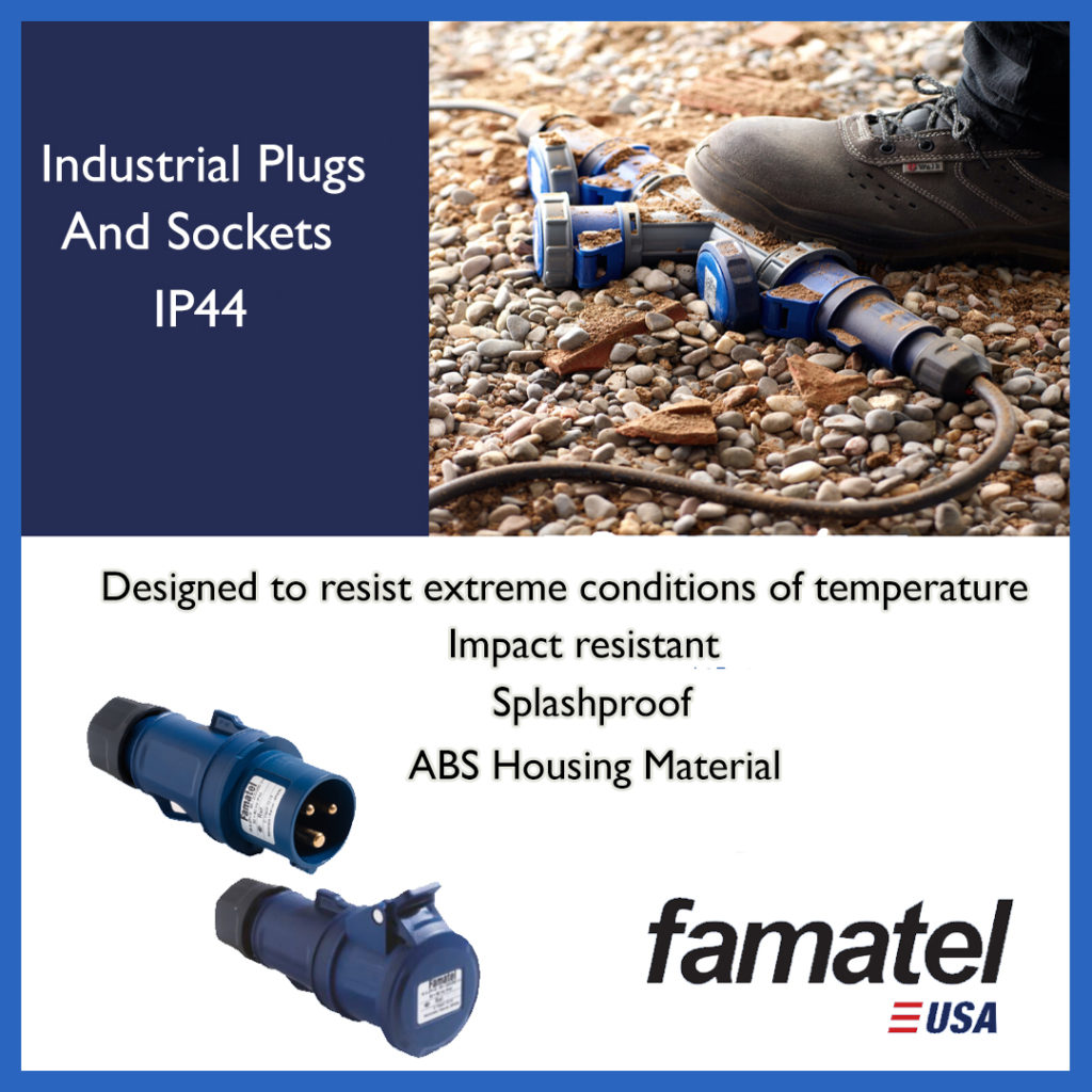 Mobile Industrial Plugs and Sockets IP44