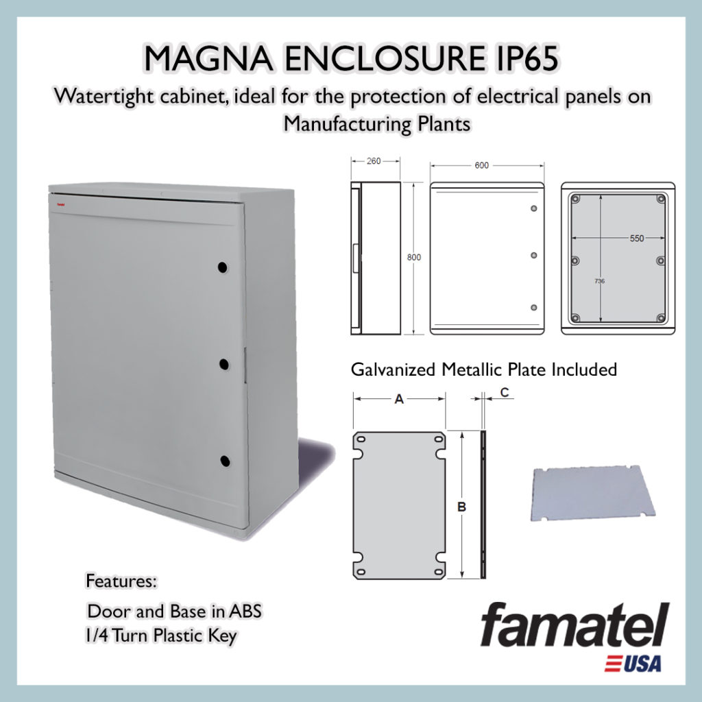 Magna Enclosure IP65, Watertight Cabinet