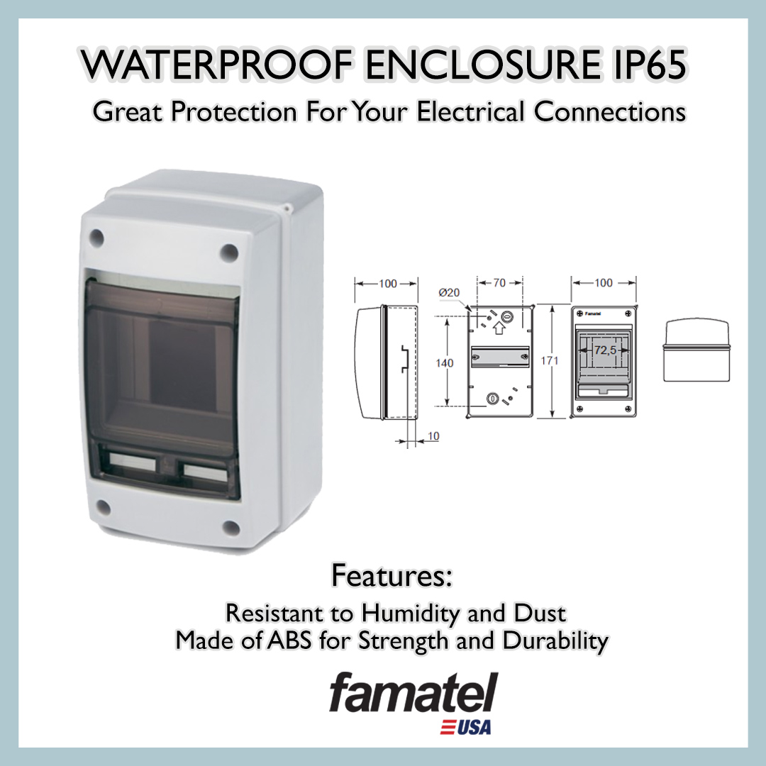 Waterproof Enclosure IP65 - Famatel USA