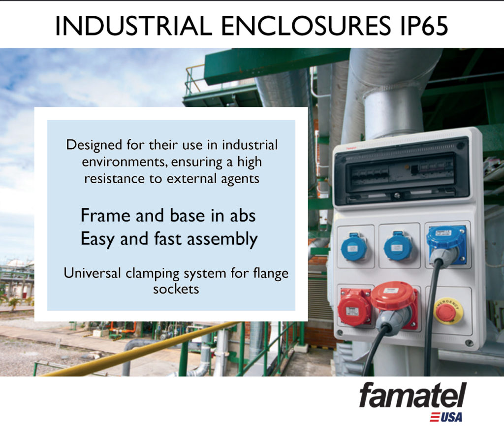Industrial Enclosures IP65, Quick and Easy Assembly.