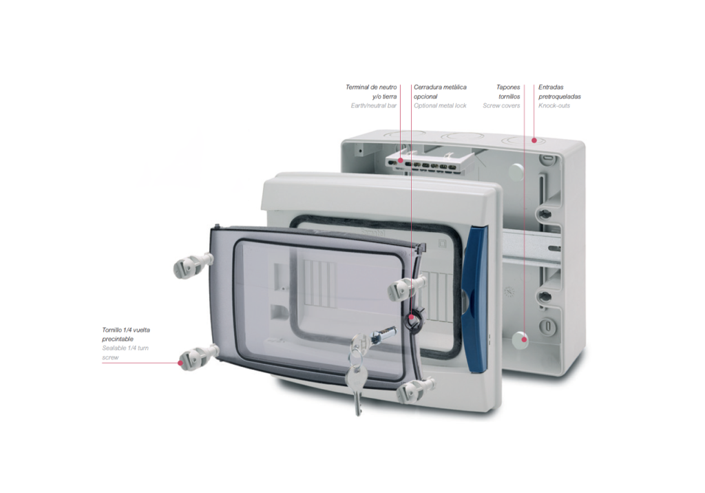 Wall Mounted Enclosures IP65, Dustproof and Waterproof