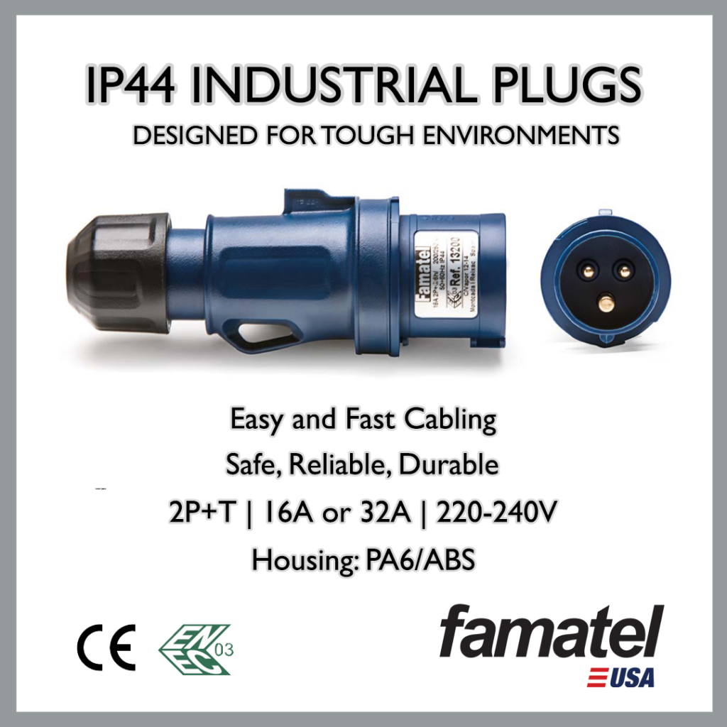 IP44 INDUSTRIAL PLUGS 
