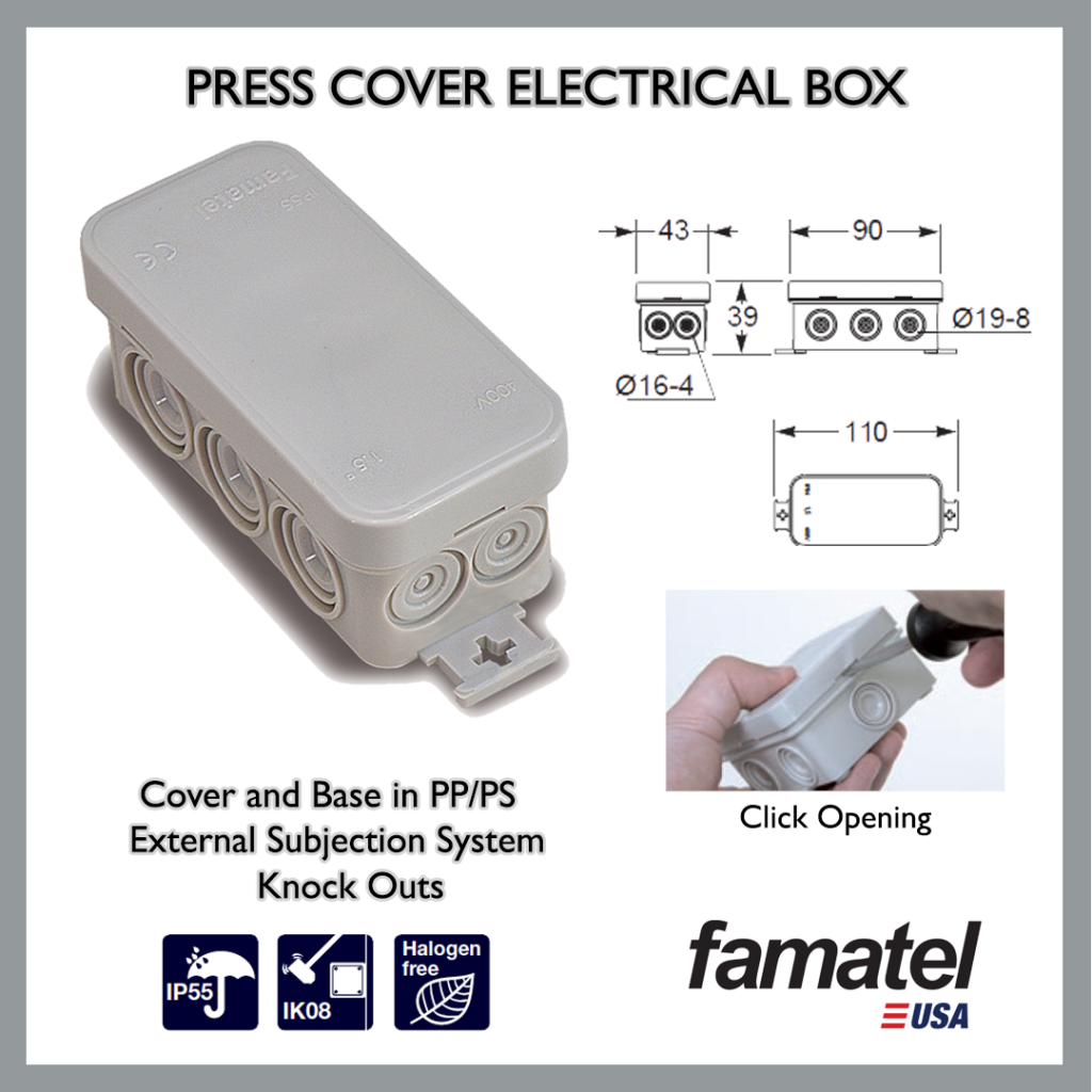 Press Cover Electrical Box