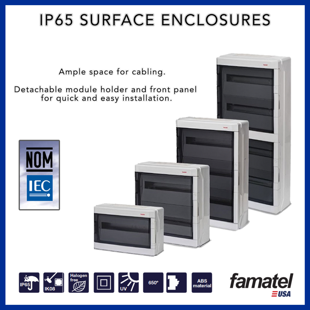 IP65 SURFACE ENCLOSURES
