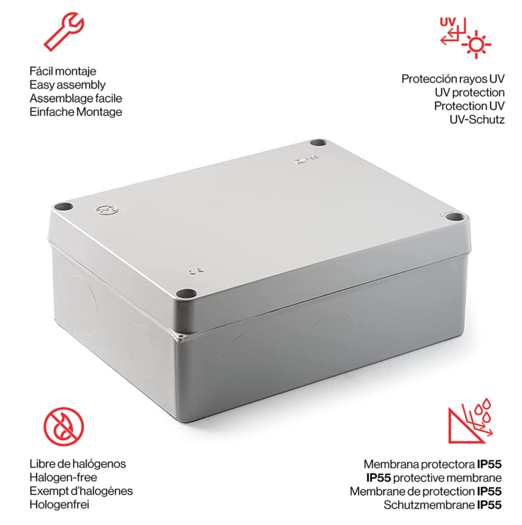 Waterproof sealed box IP55