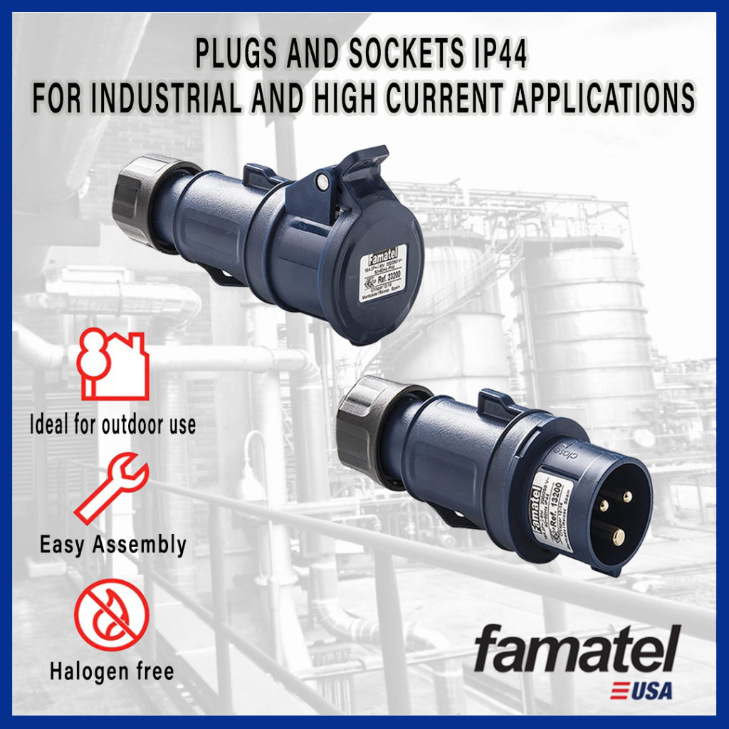 Industrial Plugs and Sockets IP44 
