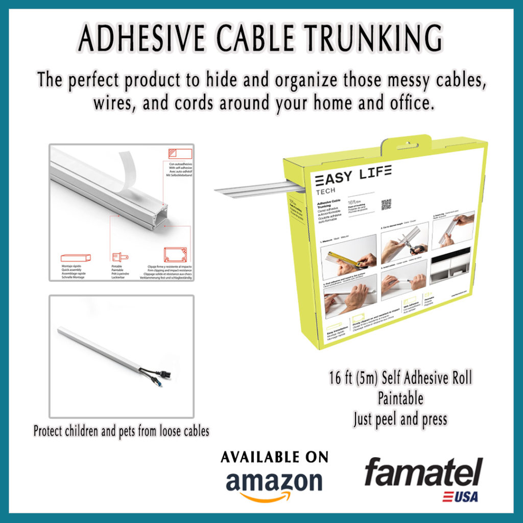 Amazing Adhesive Cable Trunking