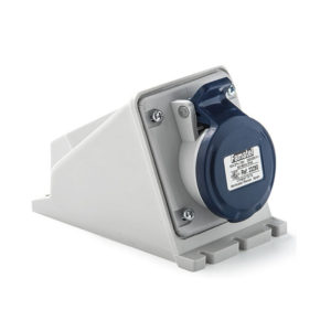IP44 Wall Mounted Socket, 2P+T 16A 230V