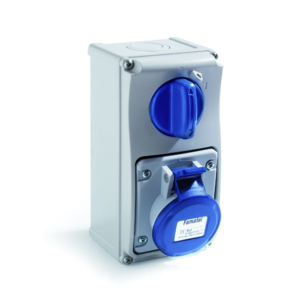 Ref 26008-VERTICAL WALL MOUNTED SWITCHED INTERLOCKED_