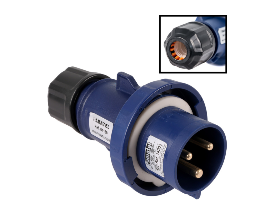 Mobile Industrial Plugs and Sockets IP44