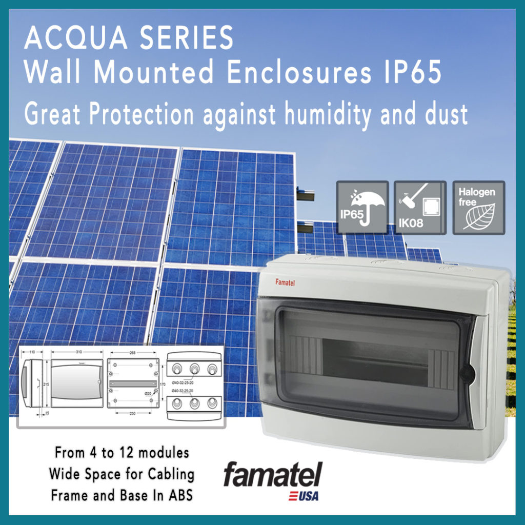 Acqua Series Wall Mounted Enclosures IP65