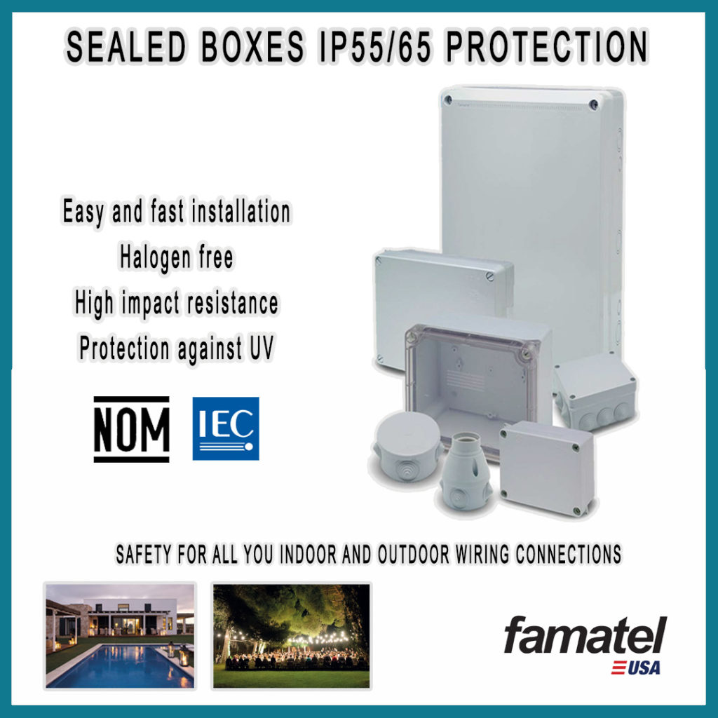Sealed Boxes IP55/65, Excellent protection for your electrical components.