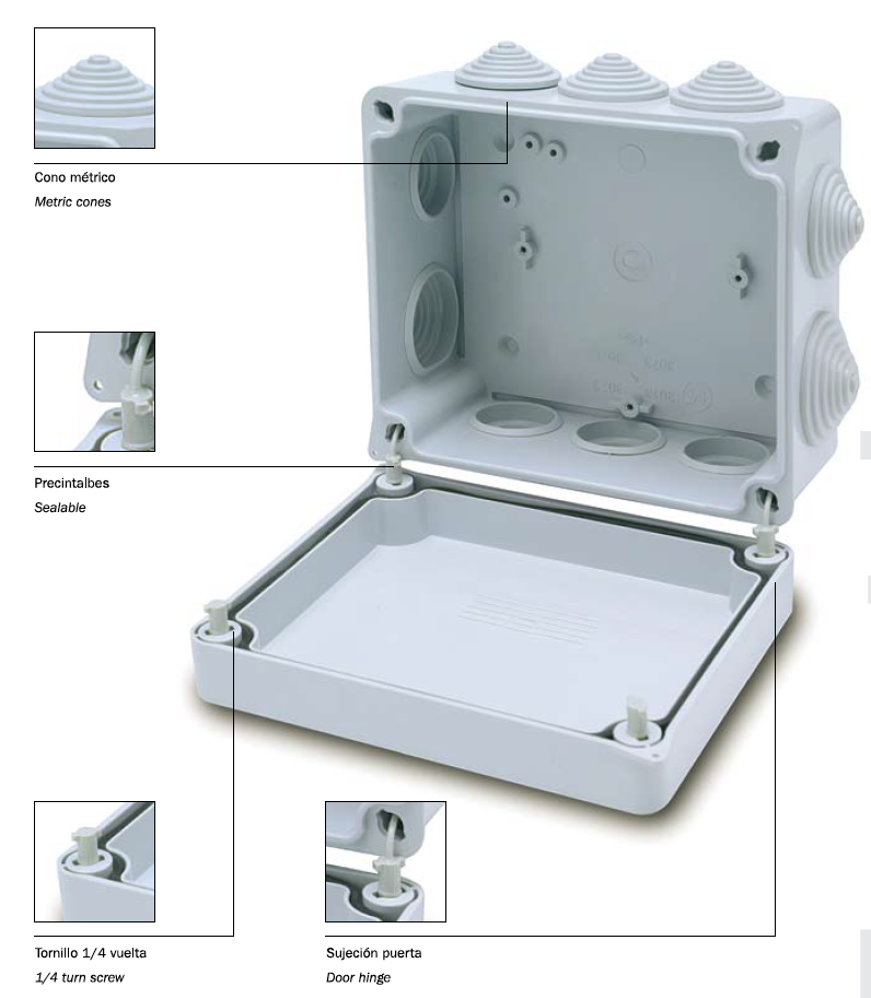 Sealed Boxes IP55/65, Excellent protection for your electrical components.