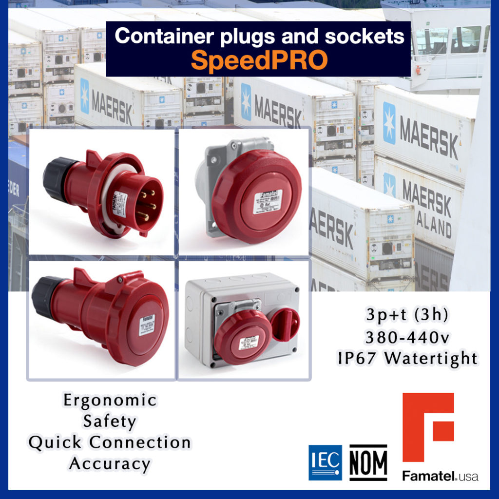Plugs and sockets for containers SpeedPro dependable and robust