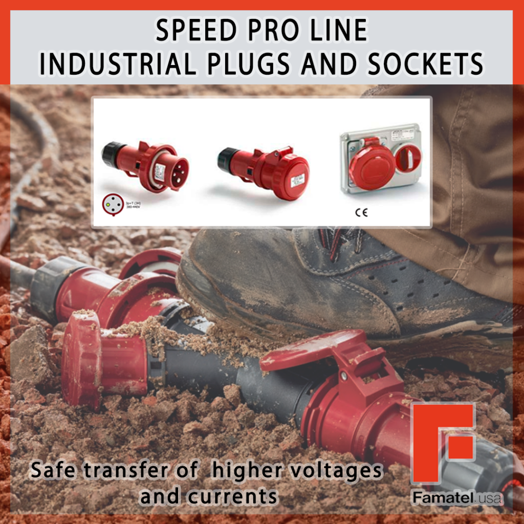 Speed pro line industrial plugs and sockets