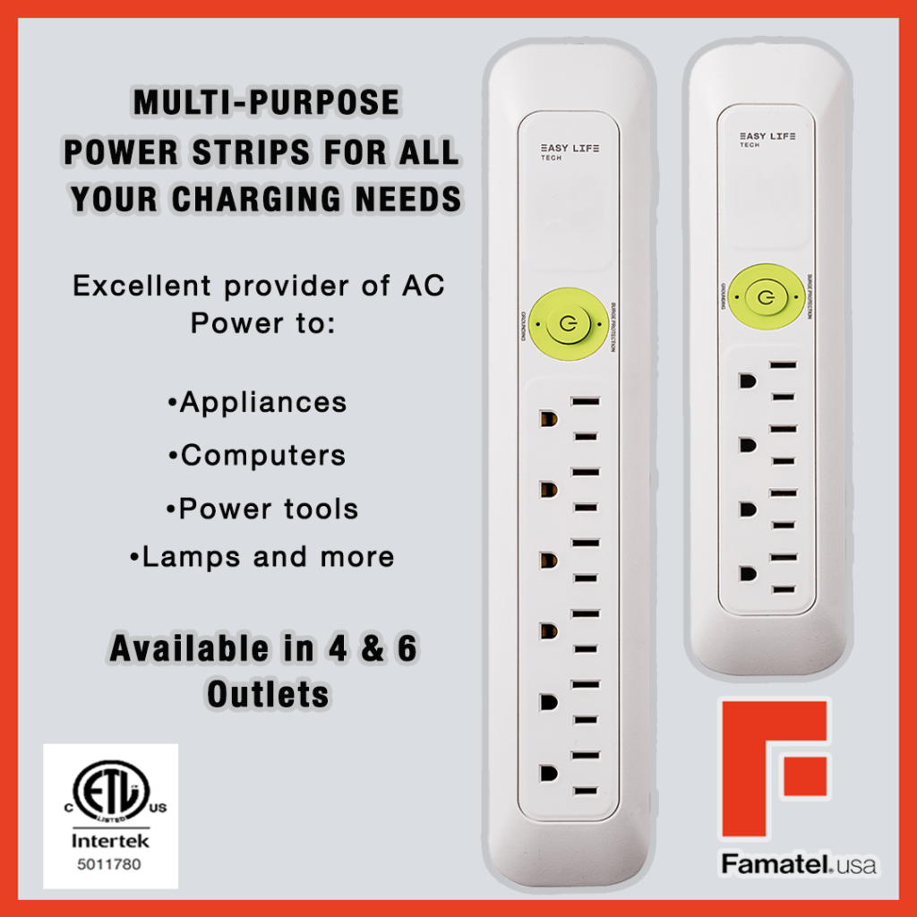 Multi-purpose power strips for all your charging needs