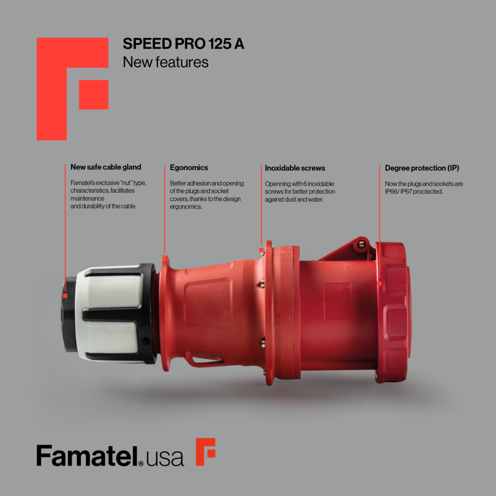 Container plugs and sockets SpeedPro 125A 