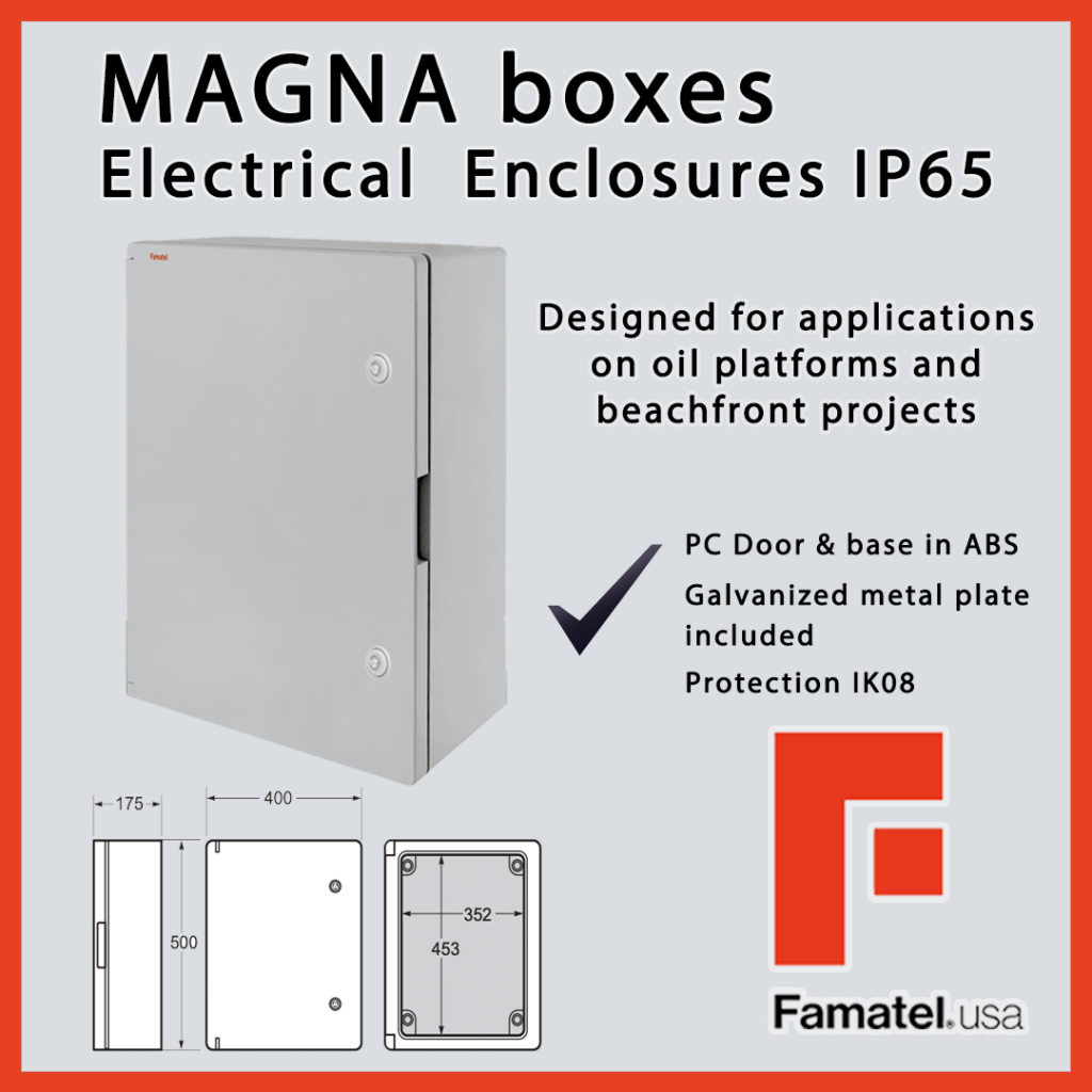 Magna boxes electrical enclosures IP65