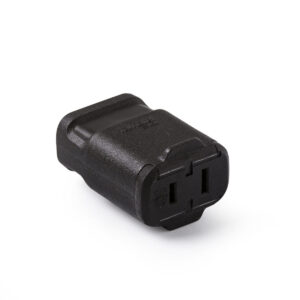 15 Amp 125V Non-Grounding Connector (Black)
