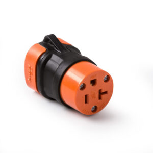 15 Amp 125V Grounded Connector (Rubber Grip)
