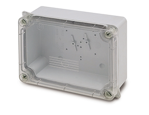 Acquabox IP55 ABS Junction Box with Transparent Lid 4.72 x 6.30 x 2.87 in