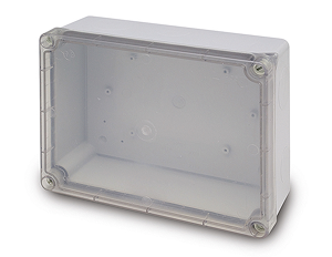Acquabox IP55 ABS Junction Box with Transparent Lid 7.17 x 9.25 x 3.74 in